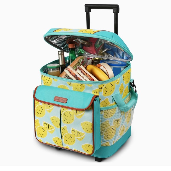 Arctic Zone Other - NWT Arctic Zone 44 Can Hot/Cold Insulated Rolling Tote, Lemonade
- Blue